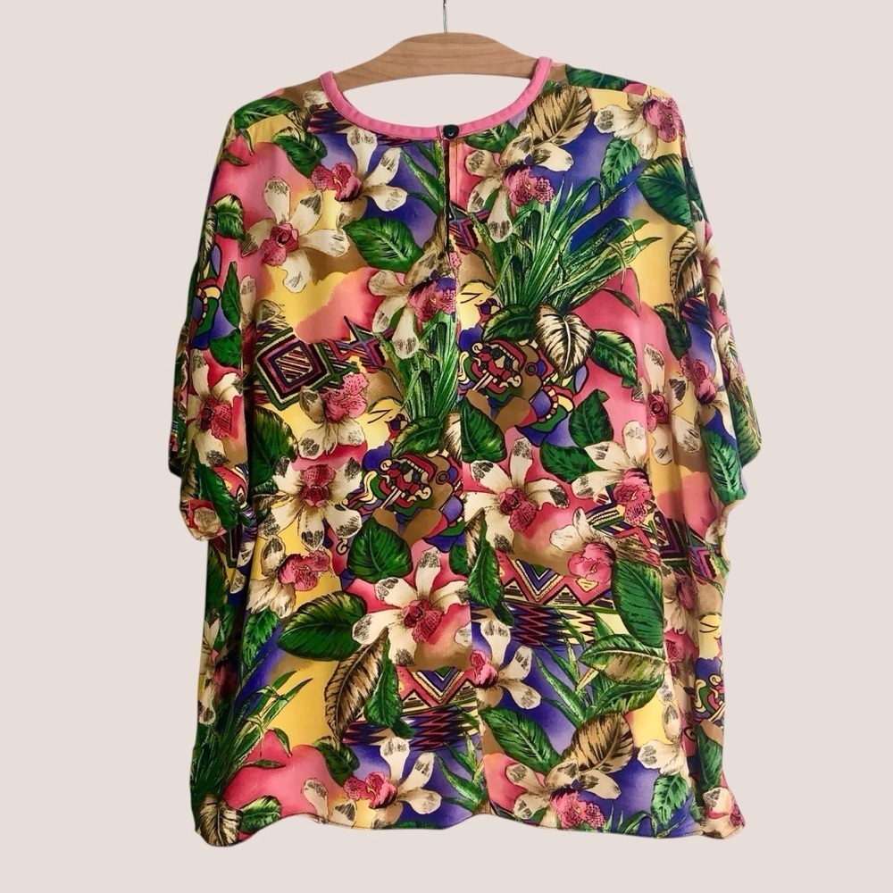 Vintage Hawaïen blouse - Picture 4 of 6